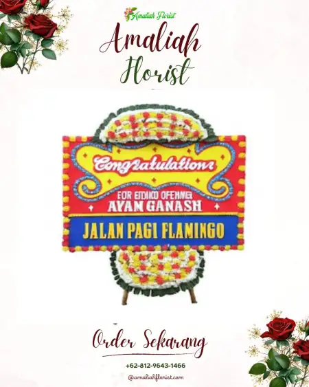 Sewa Papan Bunga Way Redak